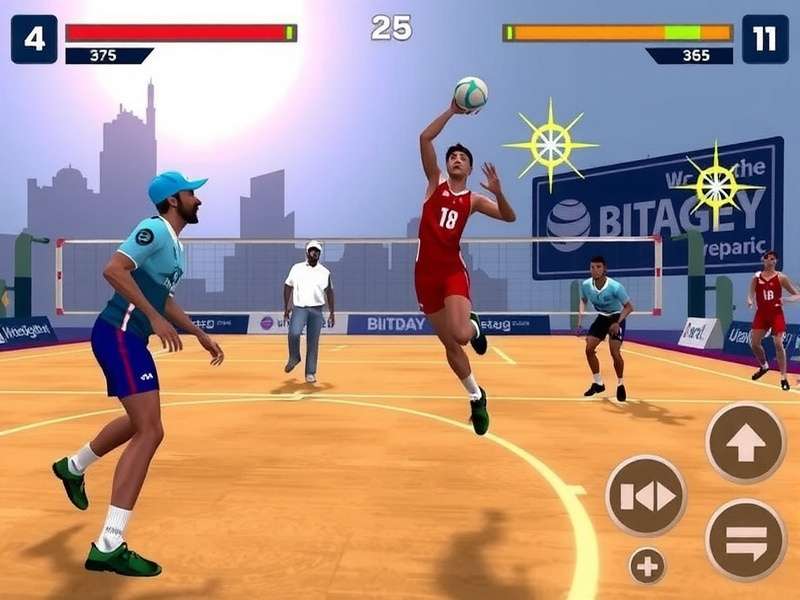 Intense Volleyball Action in Mumbai Volley Dynamo Mumbai Volley Dynamo Gameplay Screenshot